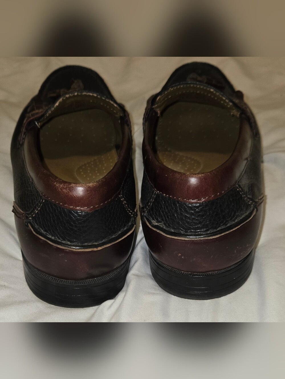 Dockers Black & Brown Tassel Kiltie Loafers Sz 11 - Picture 3 of 10